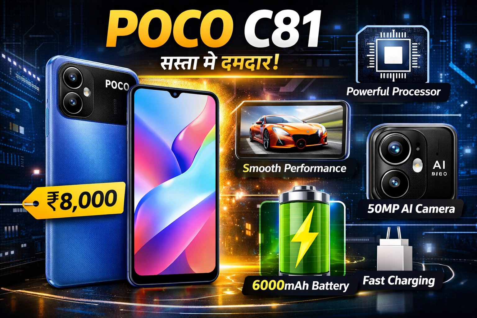 Poco c81 price in india