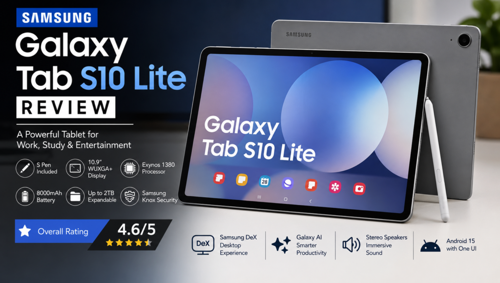 Samsung Galaxy Tab S10 Lite Review – Features, Price & Performance Best Android tablet samsung galaxy tab s10 lite